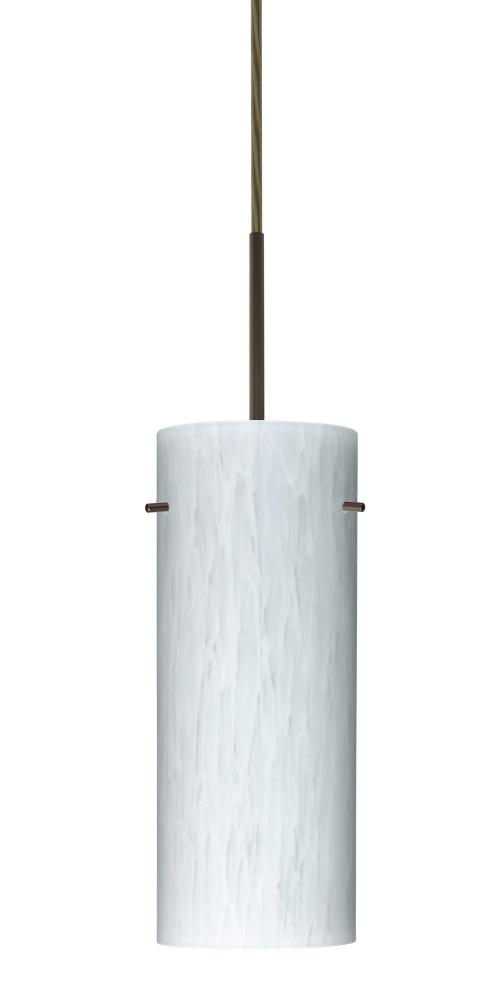 Besa Stilo 10 Pendant Bronze Carrera 1x100W Medium Base, 15Ft. Cord