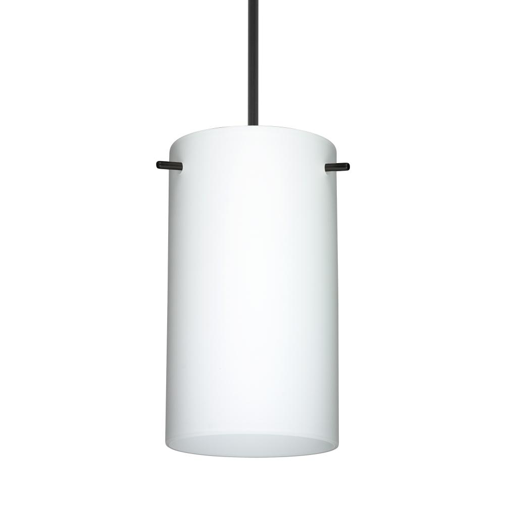 Besa Stilo 7 Pendant for Multiport Canopy Black Opal Matte 1x50W Halogen, 277V, 0-10V Dimm