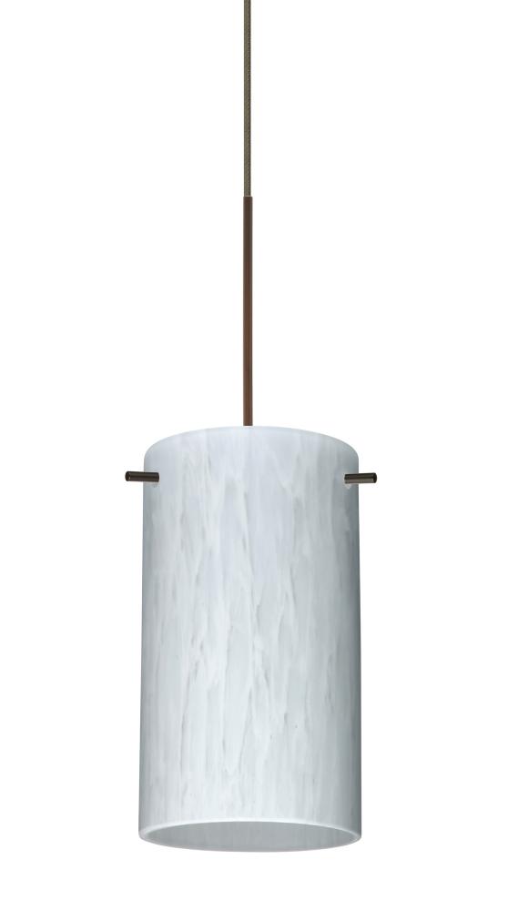 Besa Stilo 7 Pendant for Multiport Canopy Bronze Carrera 1x50W Halogen, 277V, 0-10V Dimmin