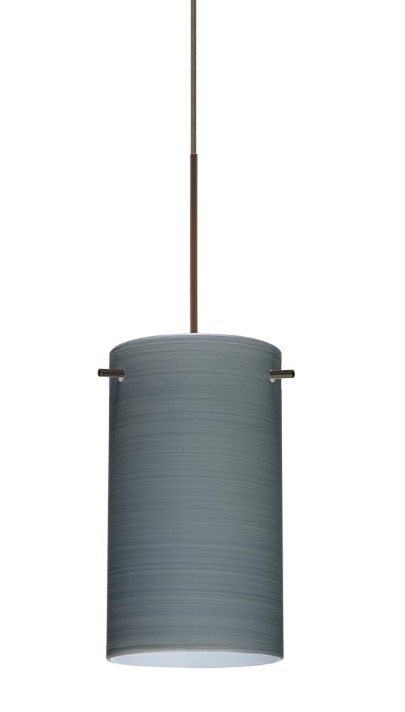 Besa Stilo 7 Pendant for Multiport Canopy Bronze Titan 1x50W Halogen, 277V, 0-10V Dimming