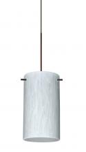 Besa Lighting X-440419-BR-277-DIM010 - Besa Stilo 7 Pendant for Multiport Canopy Bronze Carrera 1x50W Halogen, 277V, 0-10V Dimmin