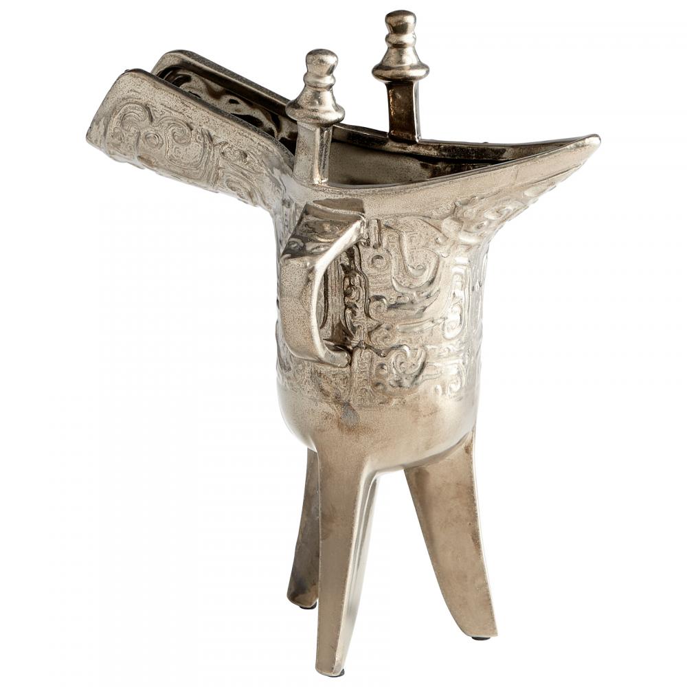 Darin Vase Polished Pewter
