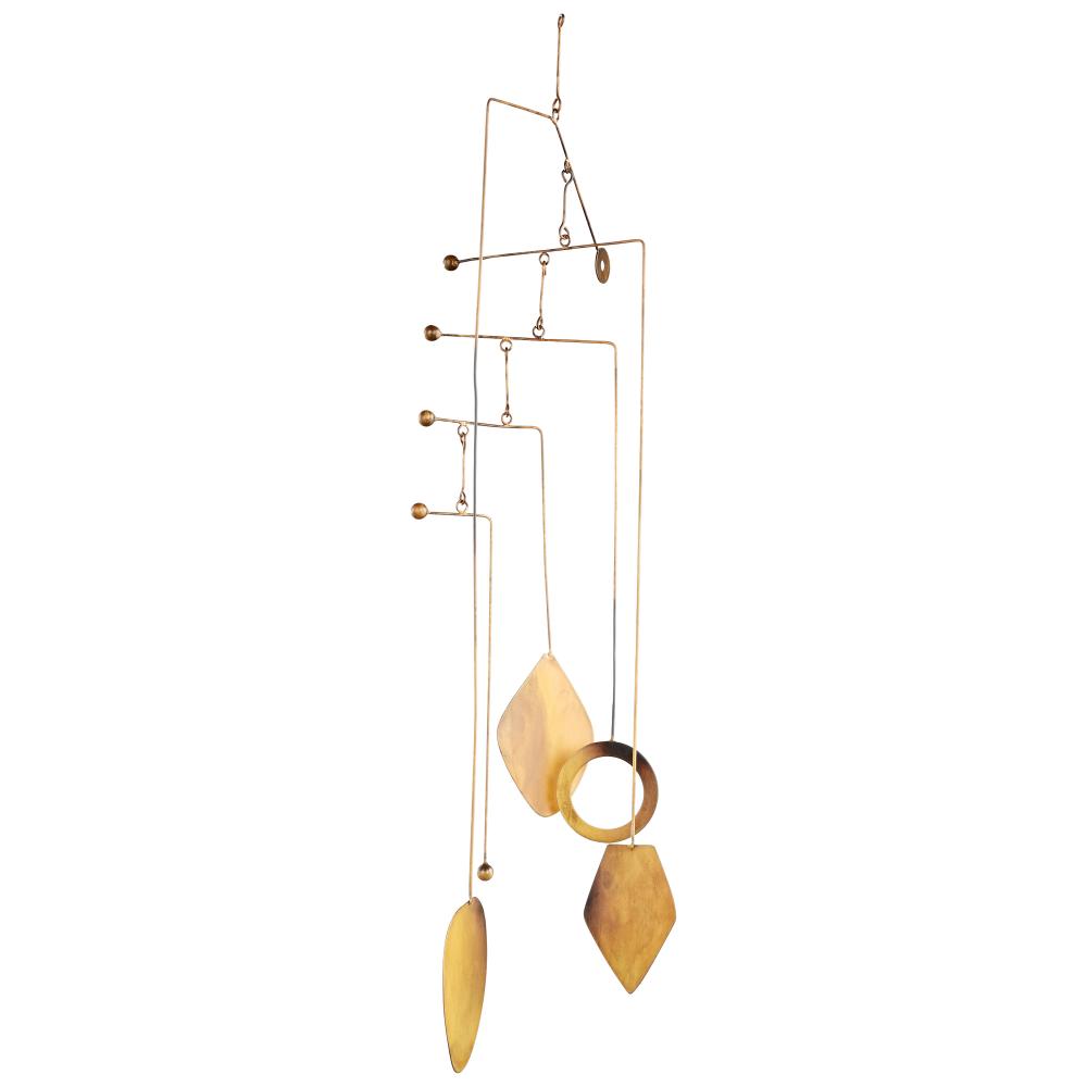 Polaris Wall Decor Burnt Brass