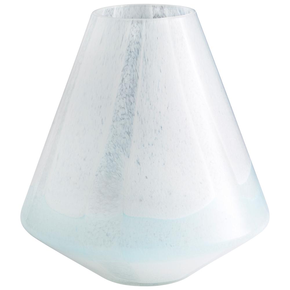Backdrift Vase Sky Blue And White - Small