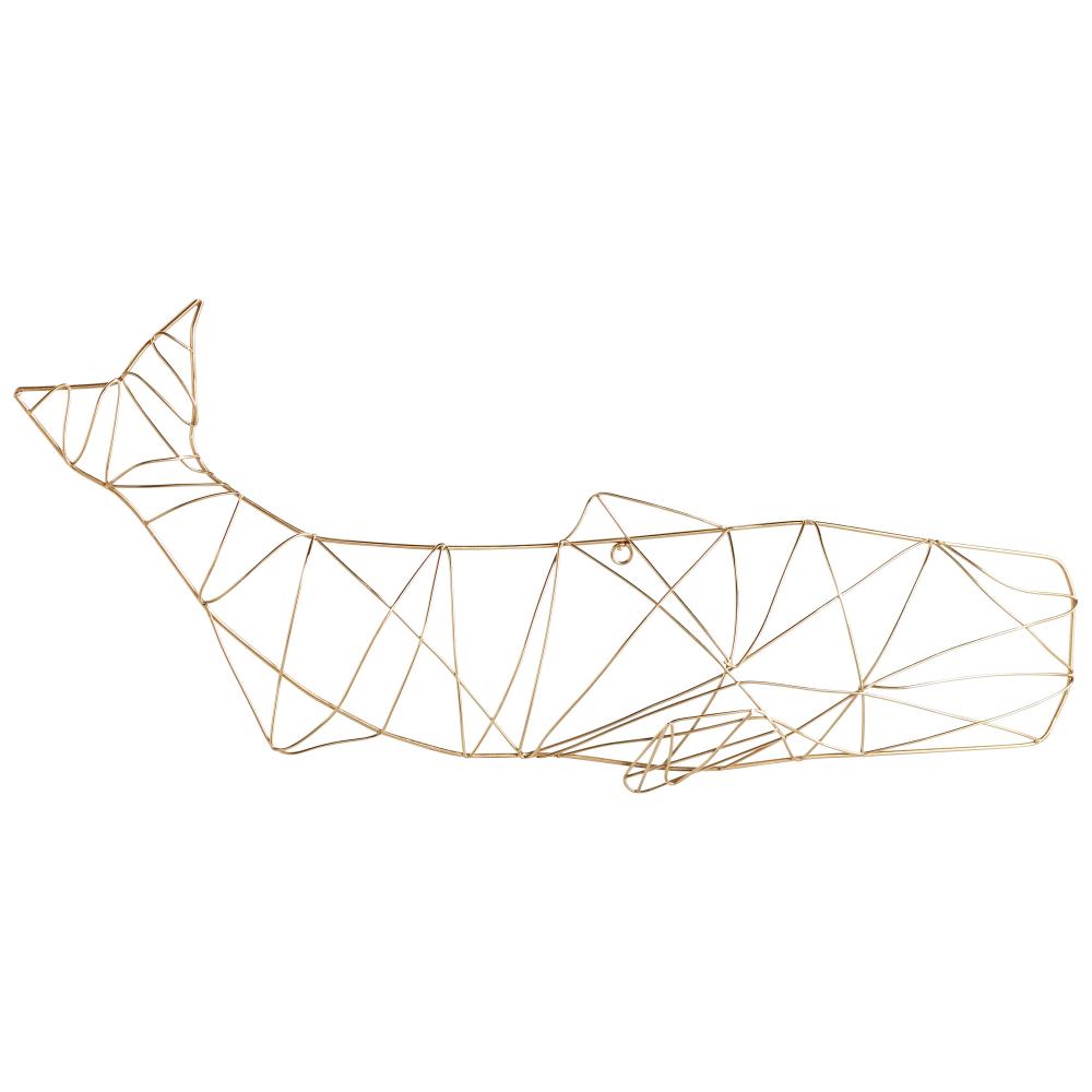 Humpback Wall Art Gold