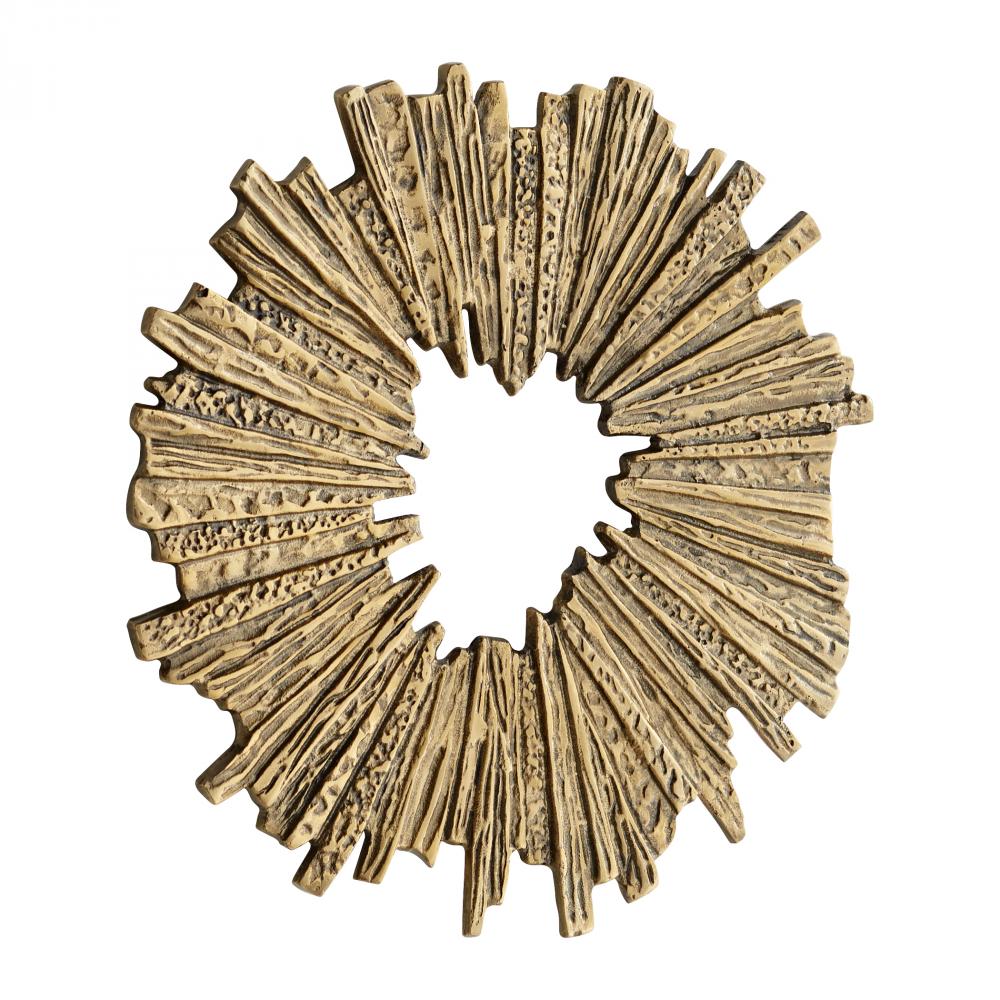 Abra Wall Decor Antique Brass - Medium