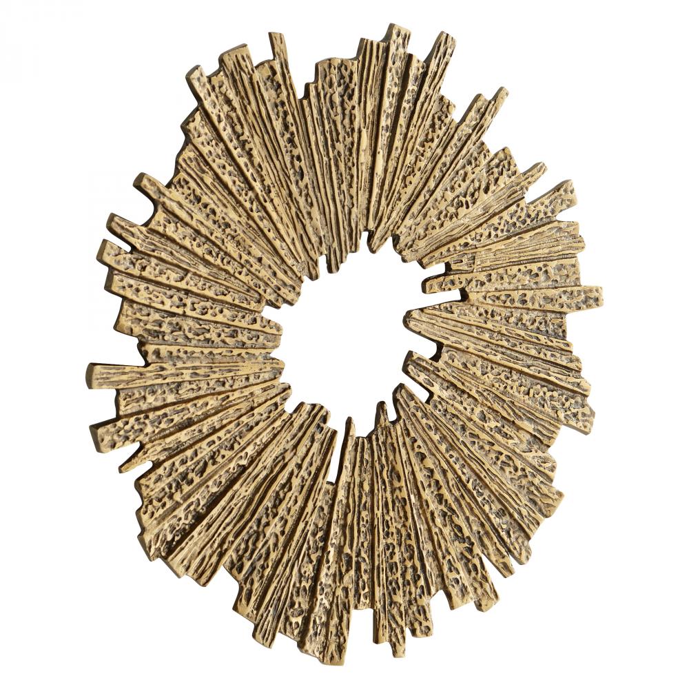 Abra Wall Decor Antique Brass - Large