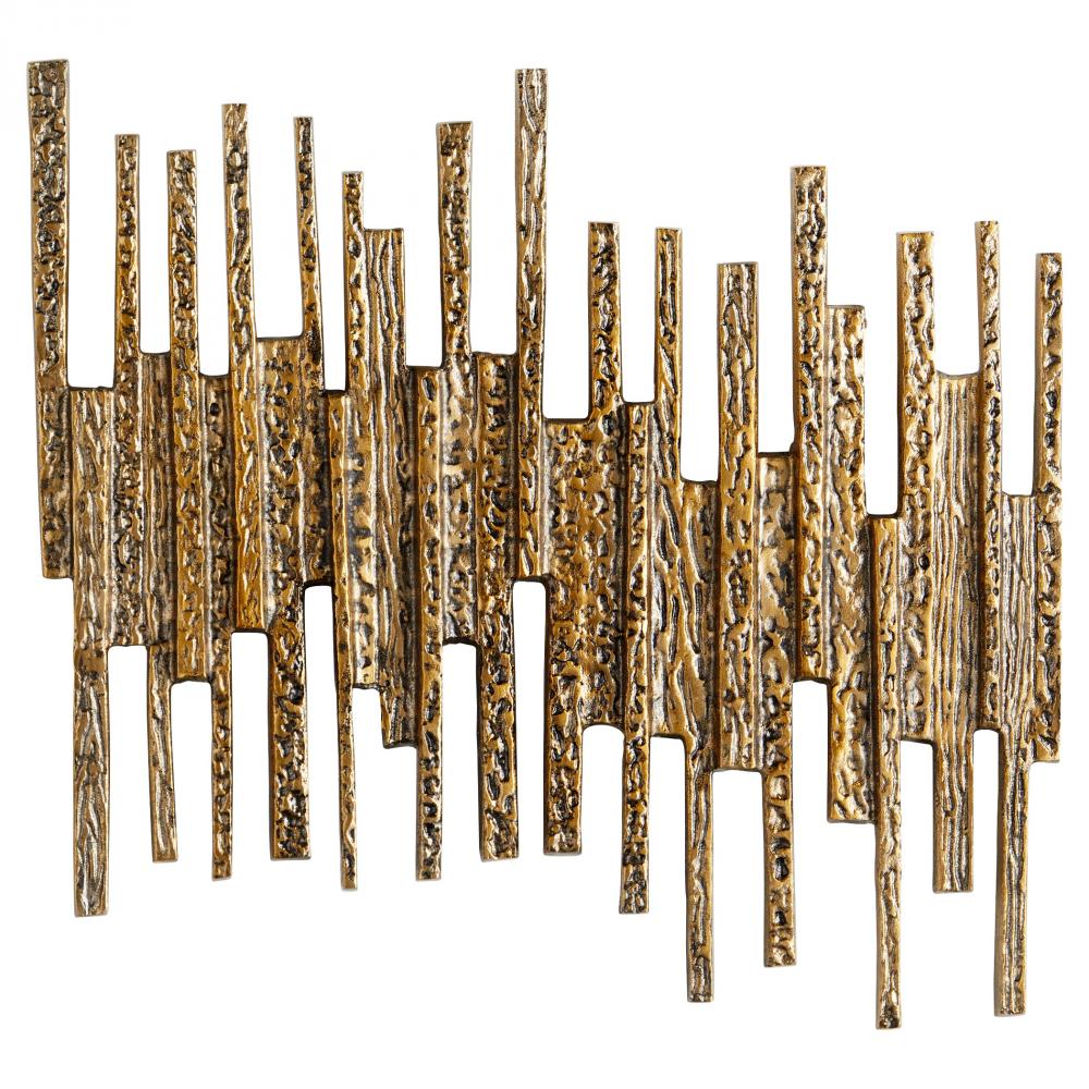 Ledger Wall Decor Antique Brass - Medium
