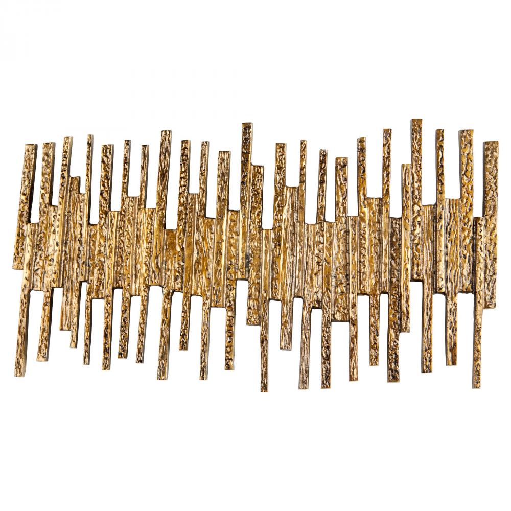 Ledger Wall Decor Antique Brass - Large