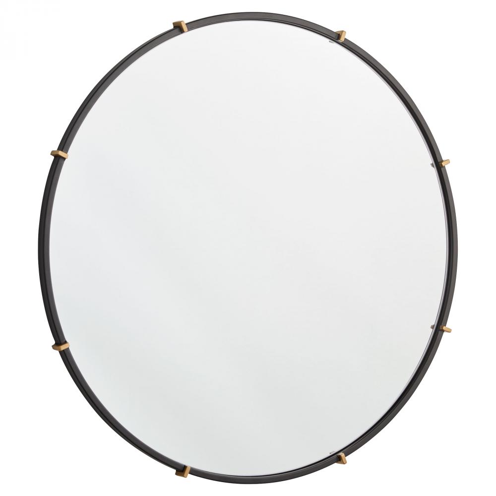 Klipp Round Mirror Black - Small