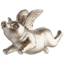 Cyan Designs 09586 - Porco Volante Wall Decor Silver Leaf