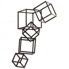 Cyan Designs 10397 - Cubed Tree Wall Art Black