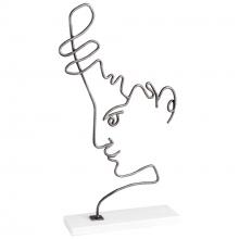 Cyan Designs 10986 - Viso Sculpture Raw Iron