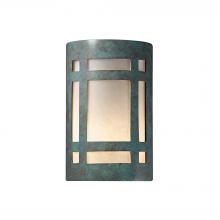Justice Design Group CER-5485-PATV-LED1-1000 - Small ADA Craftsman Window - Open Top & Bottom - LED