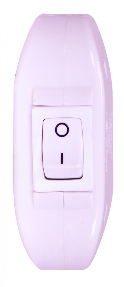 Heavy Duty Feed Thru Switch; White; 6A; 120V