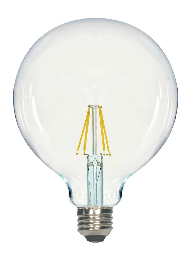 Discontinued - 4.5 Watt G40 LED; Clear; Medium base; 2700K; 450 Lumens; 120 Volt