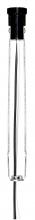 Satco Products Inc. 80/2488 - Phenolic Candelabra Base Socket With Wire Leads; 3/4" Diameter; 6" Flange; 40" Leads