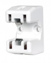 Satco Products Inc. 80/2589 - Snap / Screw Mount Socket For 2GX13 HO Circline Bulbs; White Finish