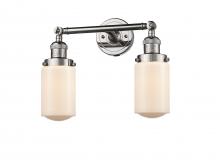 Innovations Lighting 208-PN-G311-LED - Dover - 2 Light - 14 inch - Polished Nickel - Adjustable Bath Vanity Light