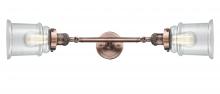 Innovations Lighting 208L-AC-G182-LED - Canton - 2 Light - 6 inch - Antique Copper - Adjustable Bath Vanity Light