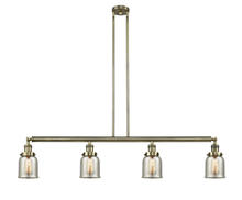 Innovations Lighting 214-AB-G58-LED - Bell - 4 Light - 50 inch - Antique Brass - Stem Hung - Adjustable Island Light