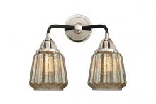 Innovations Lighting 288-2W-BPN-G146-LED - Chatham - 2 Light - 14 inch - Black Polished Nickel - Bath Vanity Light