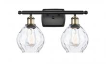 Innovations Lighting 516-2W-BAB-G362-LED - Waverly - 2 Light - 16 inch - Black Antique Brass - Bath Vanity Light