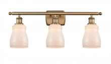 Innovations Lighting 516-3W-BB-G391-LED - Ellery - 3 Light - 25 inch - Brushed Brass - Bath Vanity Light