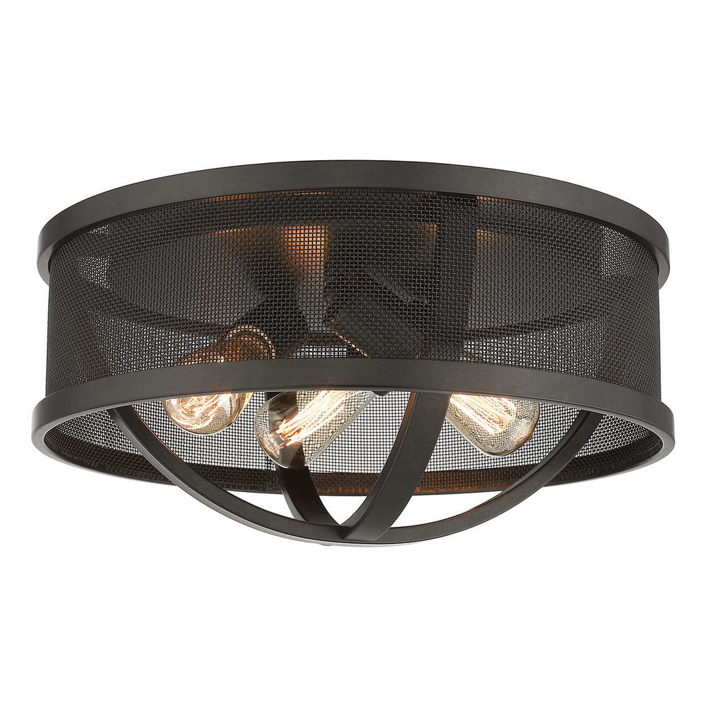 Colson Flush Mount - 15" (with Shade)