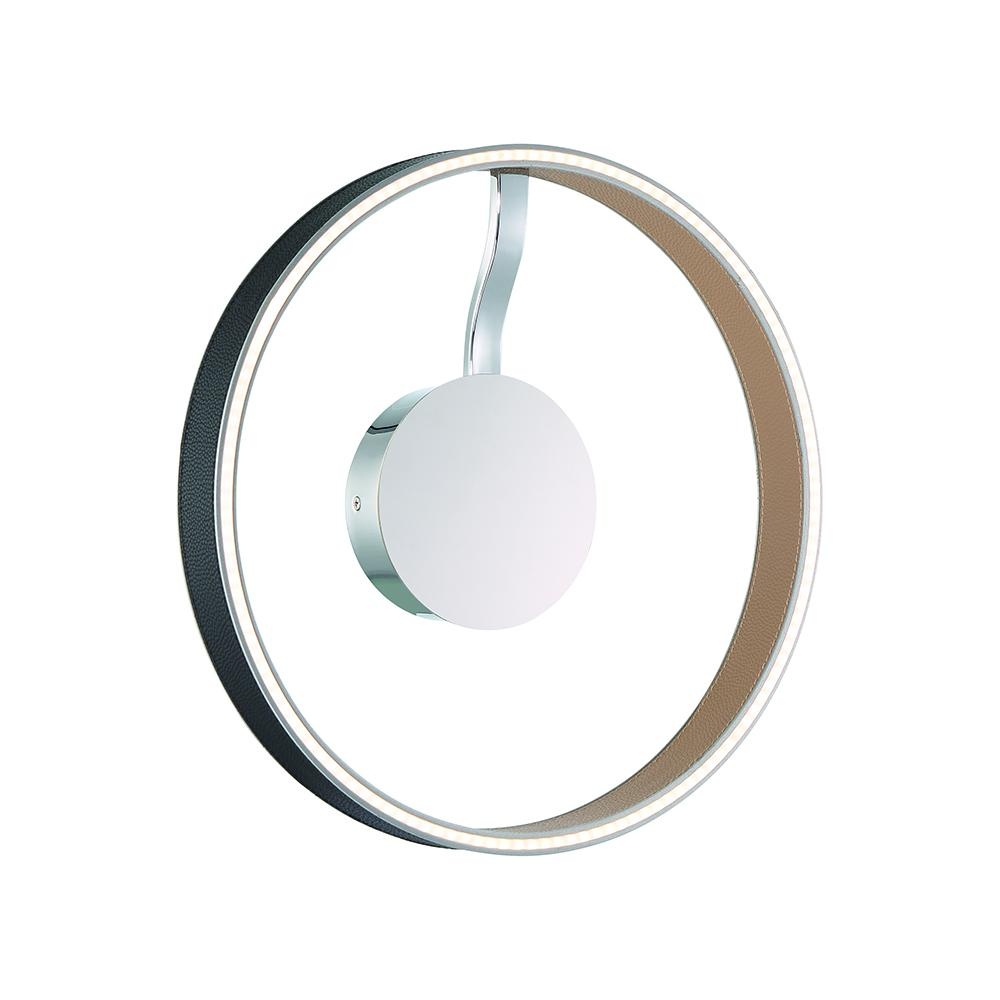 VERDURA,RND,LED,FLUSHMOUNT,BLK