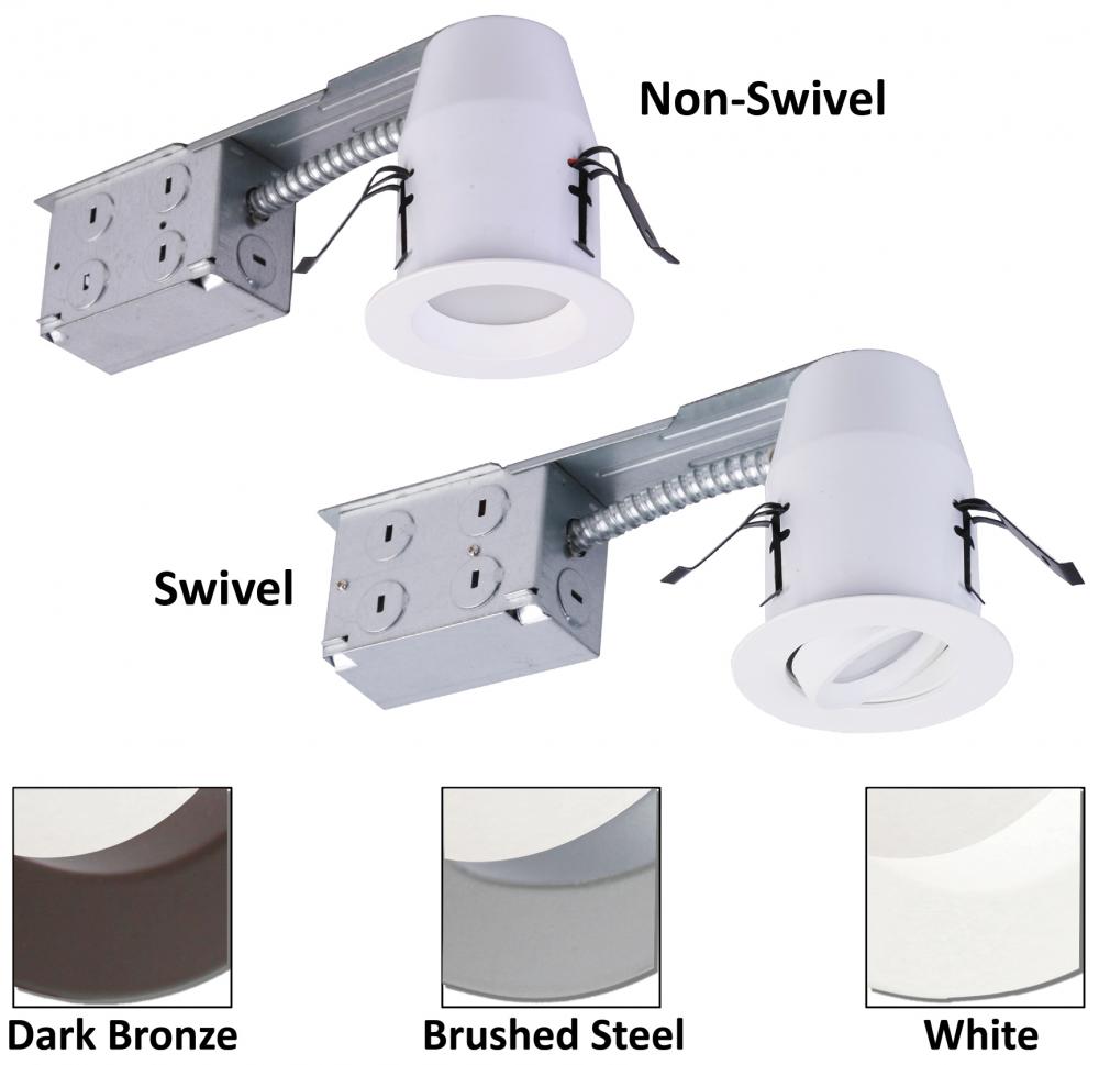 3-Inch E-Pro White LED Recessed Down Light Remodel