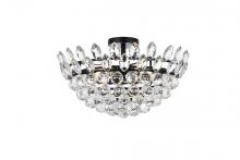 Elegant 1105F20BK - Emilia 20 inch flush mount in black