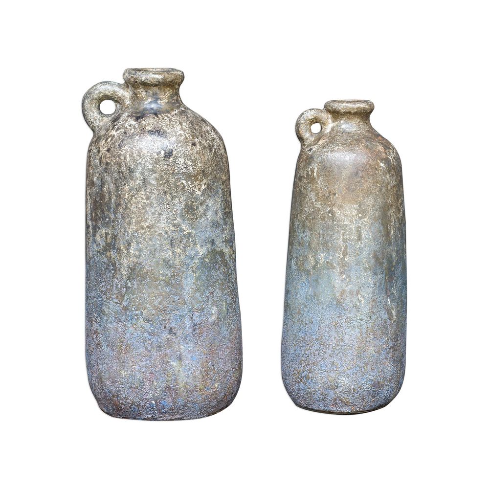 Uttermost Ragini Terracotta Bottles, S/2
