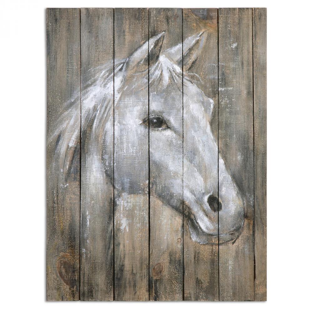 Uttermost Dreamhorse Hand Painted Art