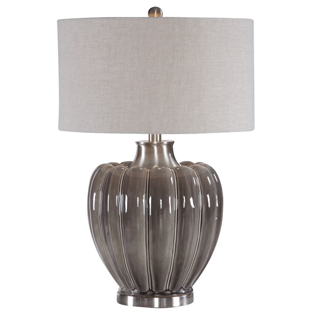 Uttermost Adler Smoky Gray Table Lamp