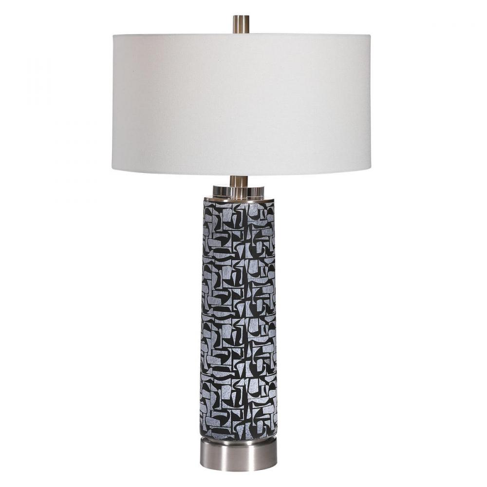 Uttermost Kramer Gray Black Table Lamp