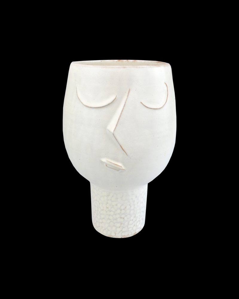 Marthe White Vase